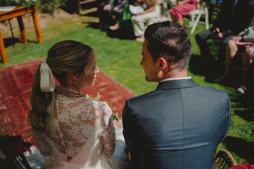 Novios en ceremonia