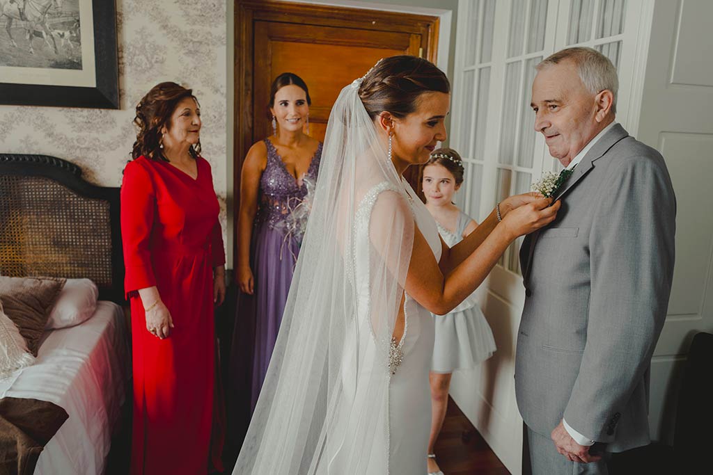 La mejor fotografía de bodas en el Cason de la Marquesa prendido