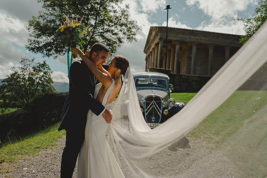 Los mejores fotógrafos de bodas en Cantabria velo